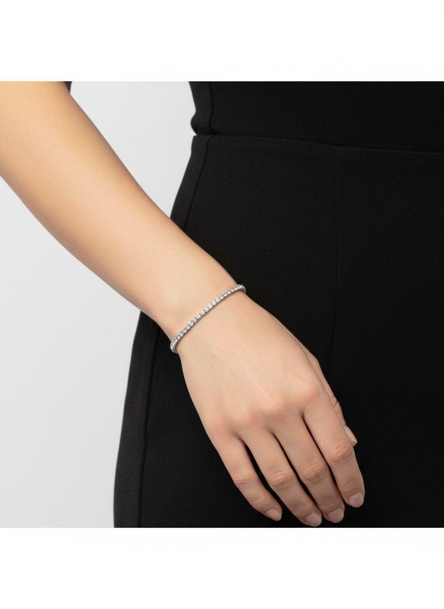 925 Silver Tennis Bracelet