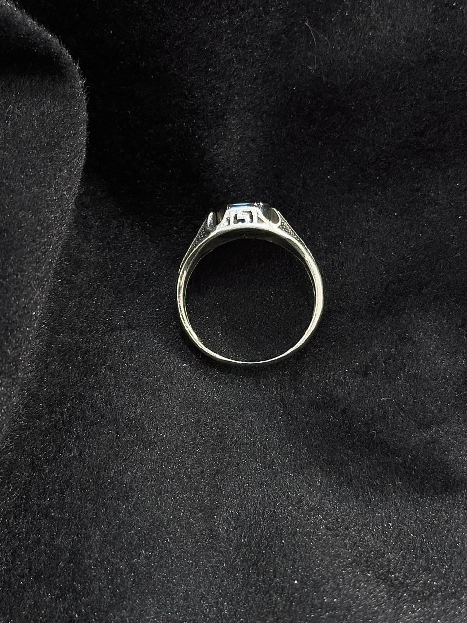 Obsidian Guard 925 Silver Onyx Ring