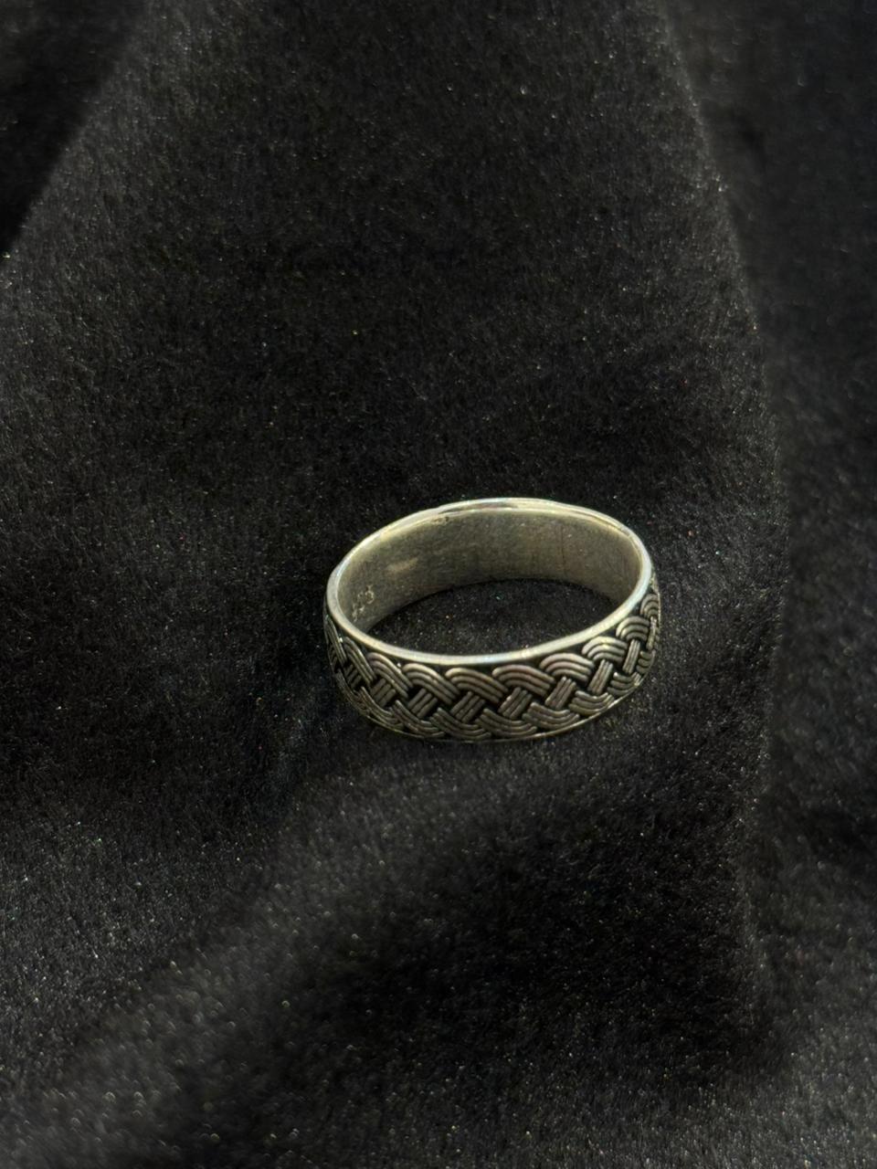 Braided Grace 925 Silver Ring