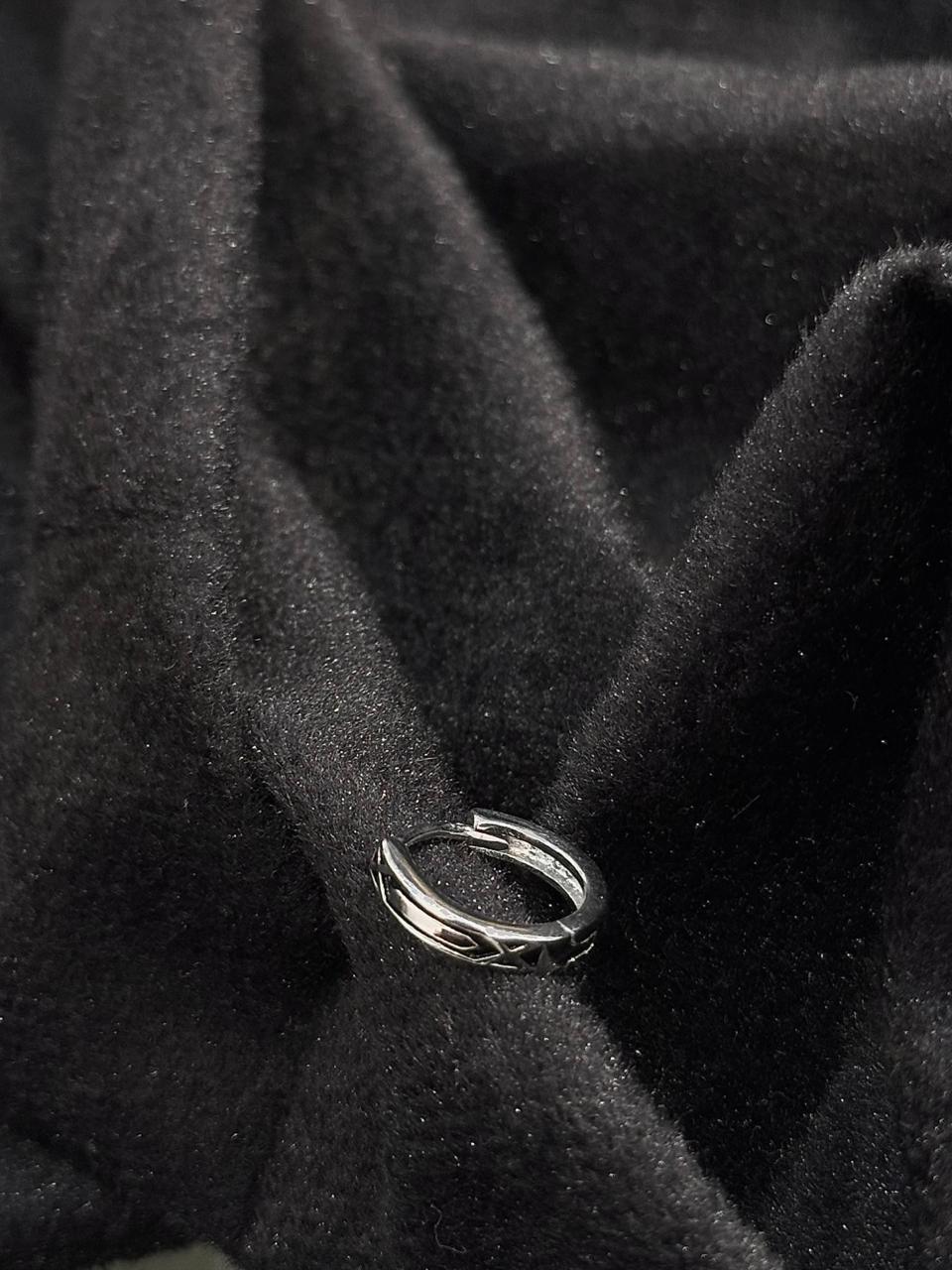 Lattice Edge 925 Silver Earring