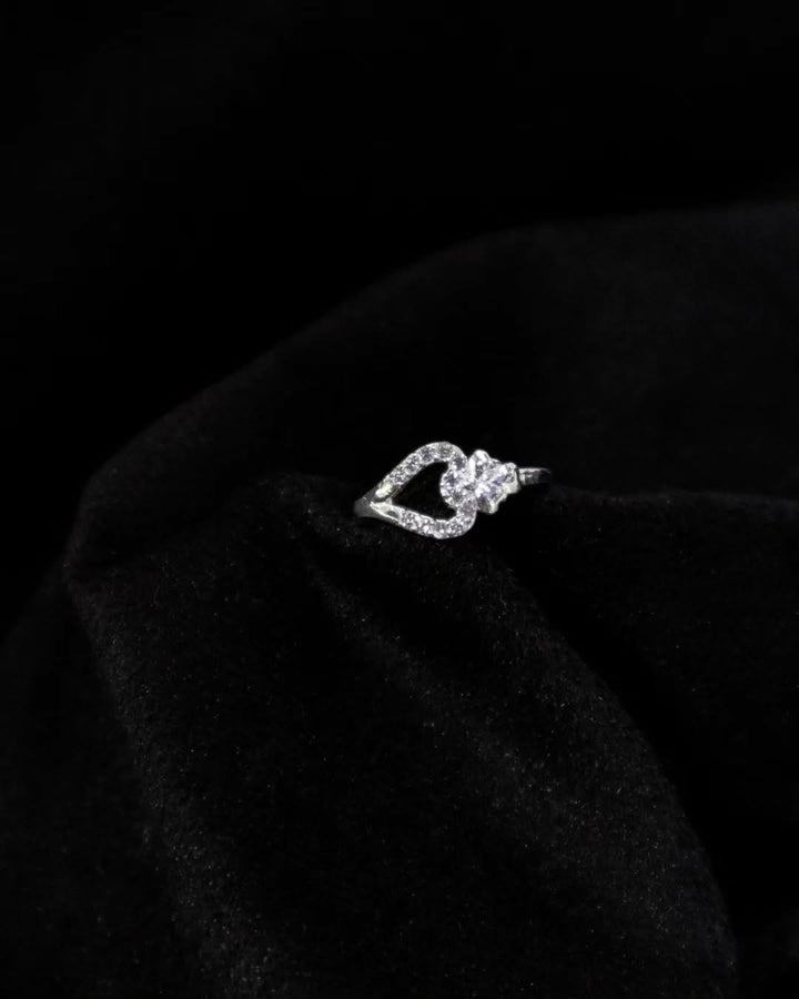 Luna Drop Silver Earrings
