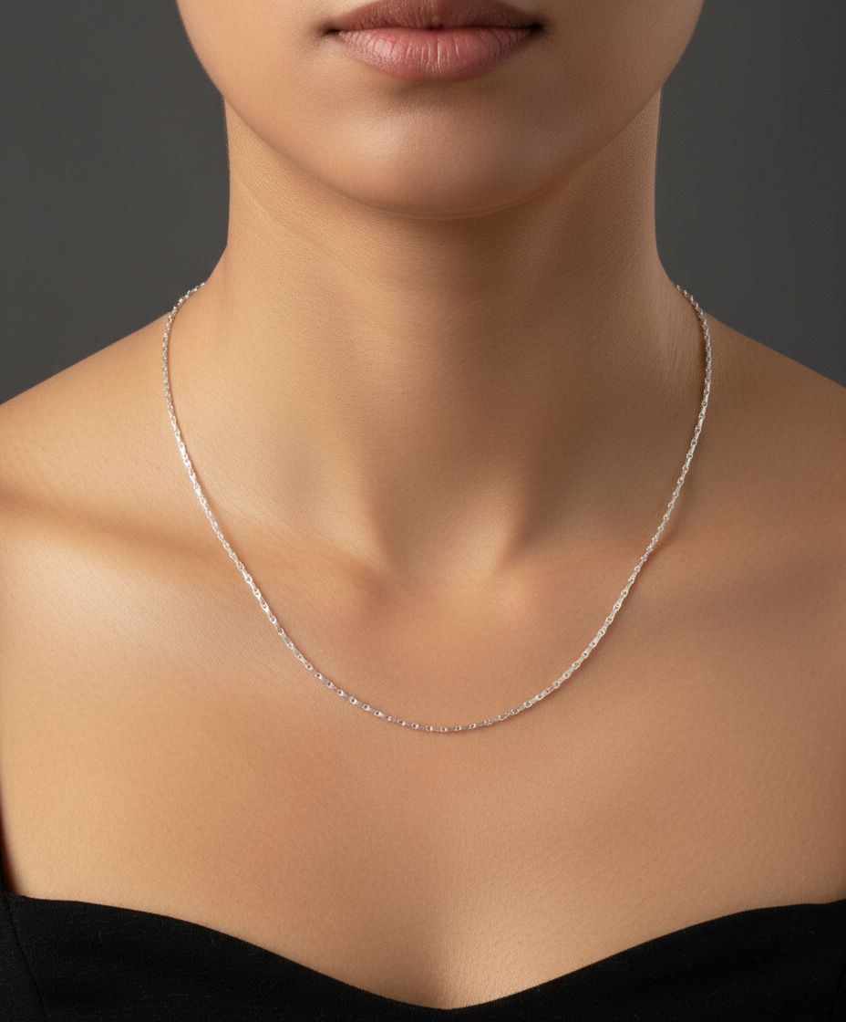 🌙 For Women — 925 Silver Rope Chain | Chandrika Silver Jewellery