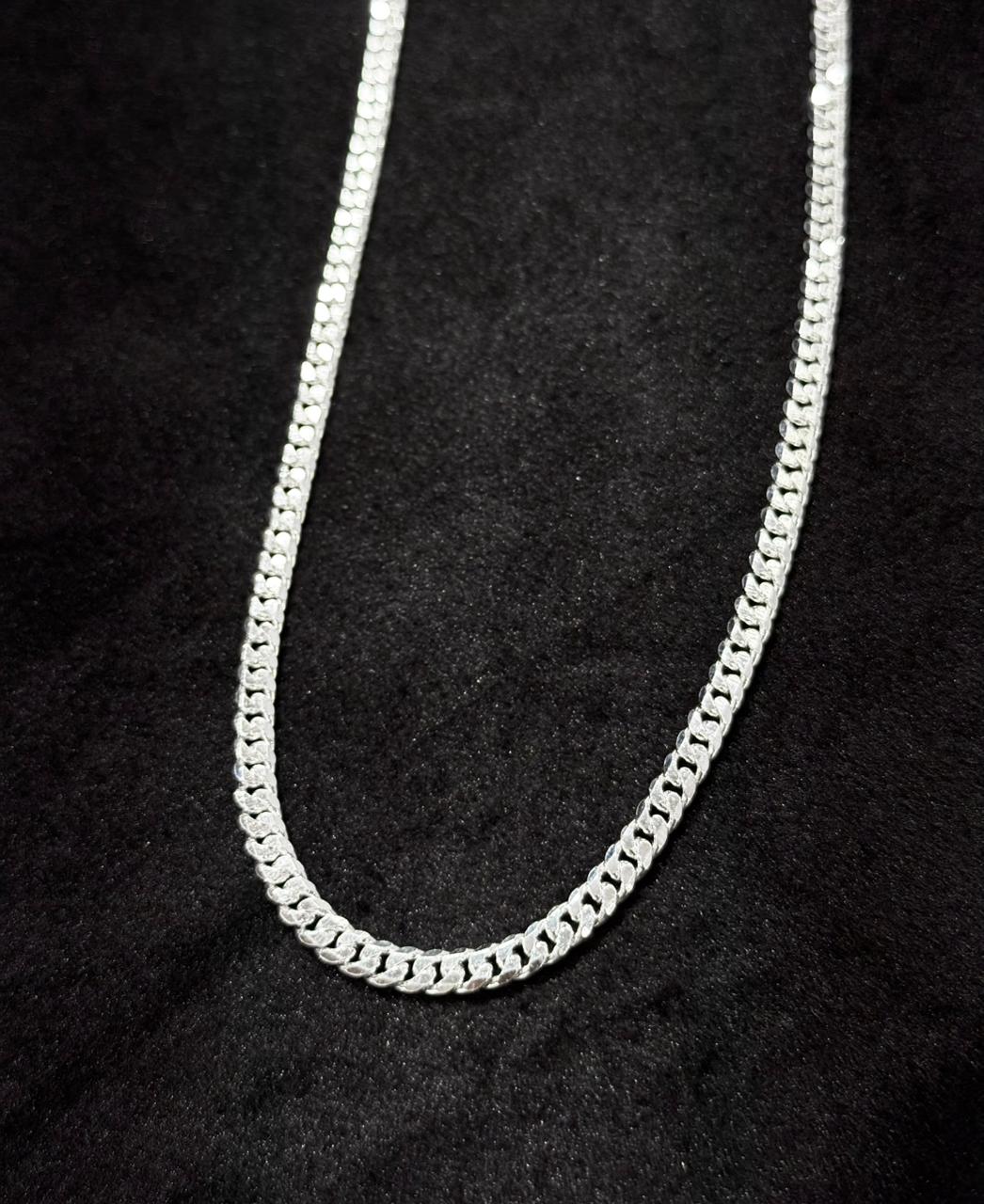 925 Silver Cuban Chain | Chandrika Silver Jewellery