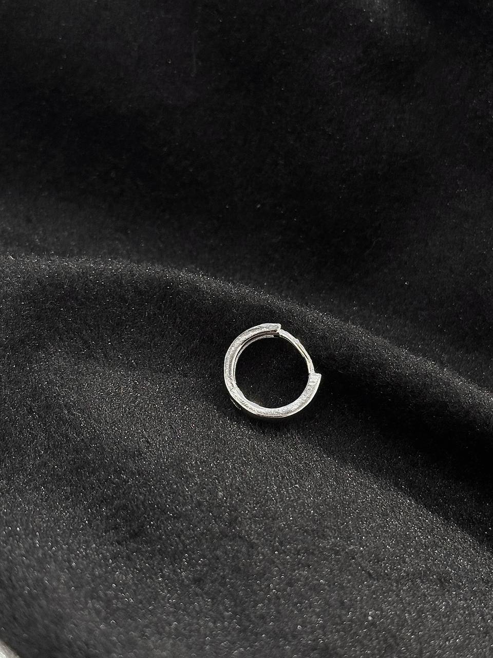 Oxidised Silver Geometric Single Ear Cuff Earring