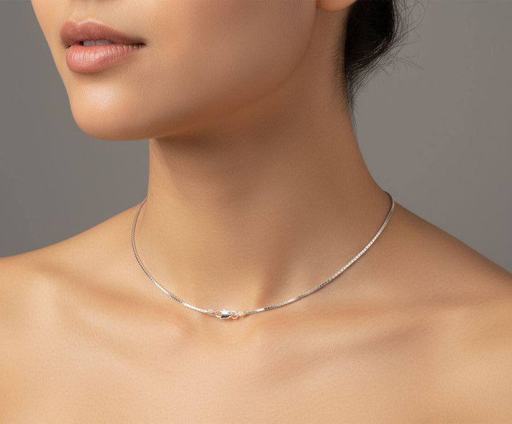 925 Sterling Silver Classic Link Chain for Men – 24 Inch