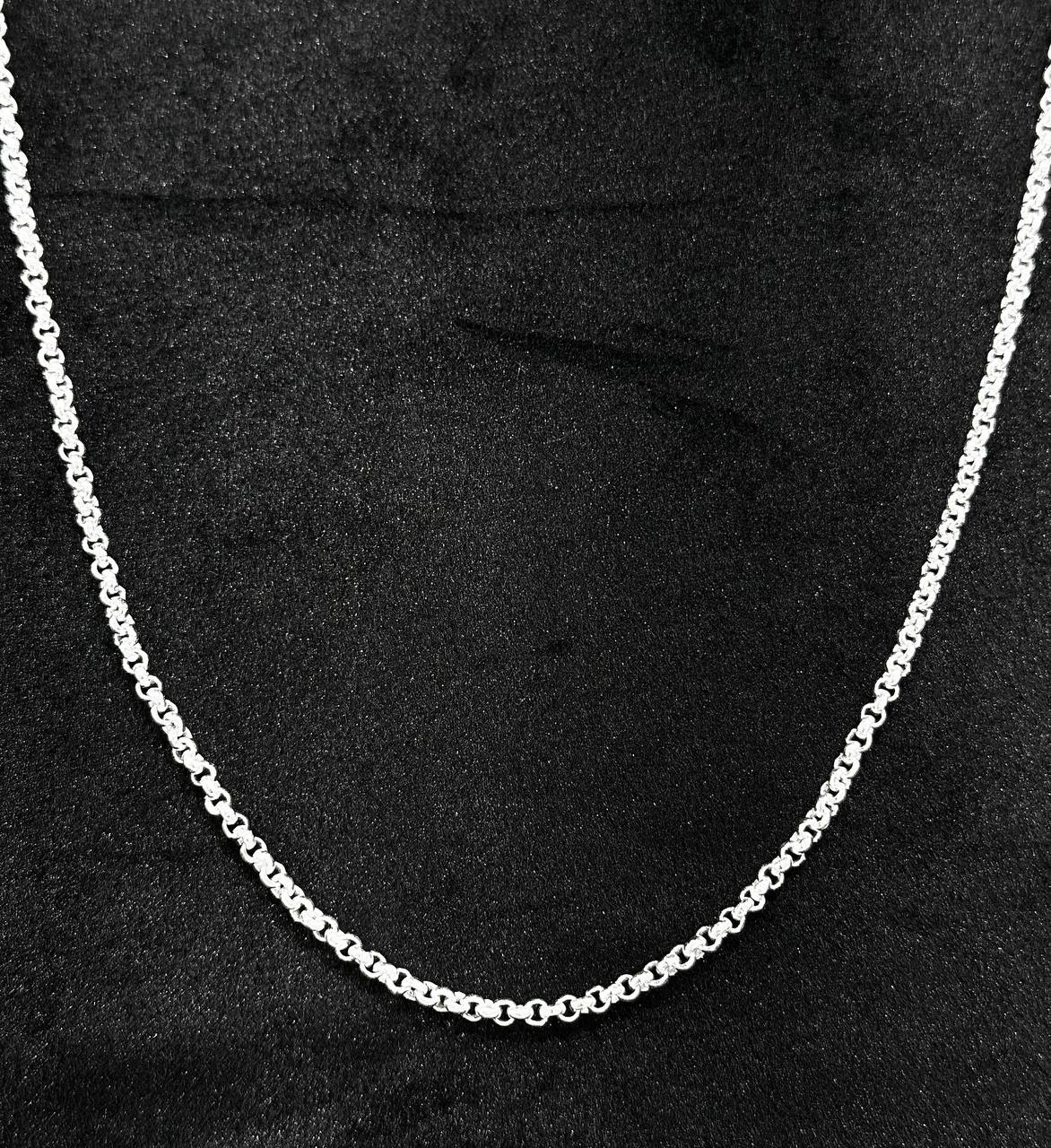 925 Sterling Silver Classic Link Chain for Men – 24 Inch