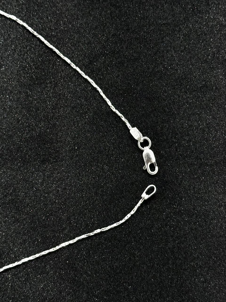 925 Sterling Silver Classic Link Chain for Girls – 24 Inch