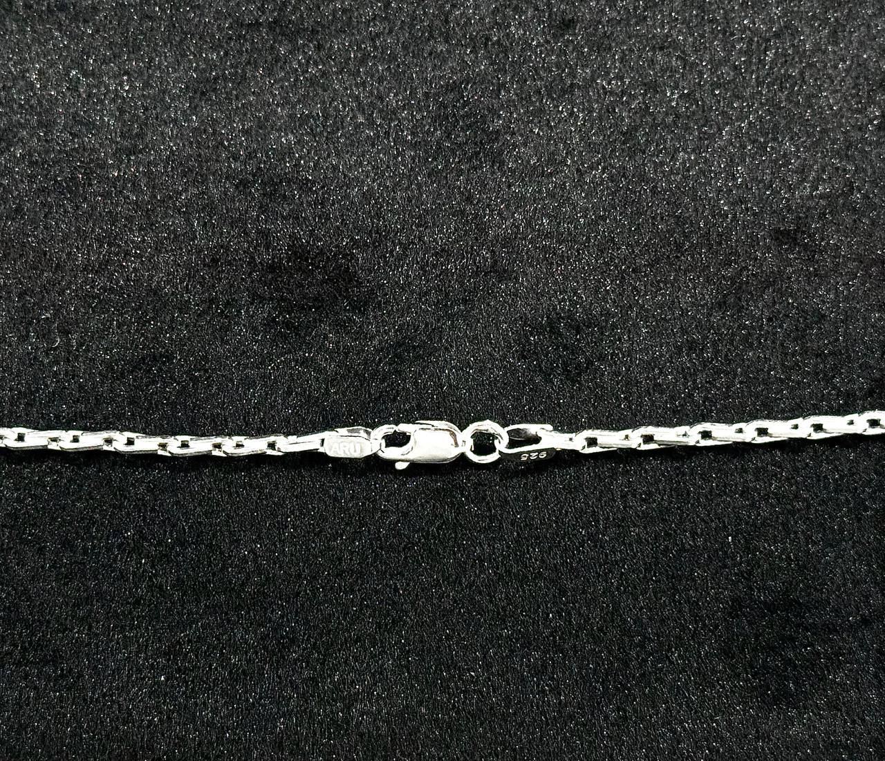 925 Sterling Silver Minimal Link Chain – 24 Inch (Unisex)