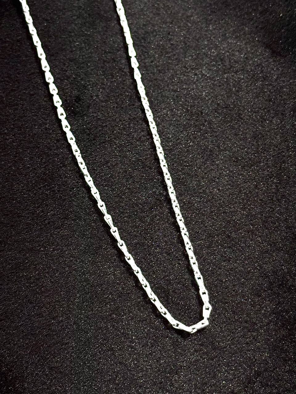 925 Sterling Silver Minimal Link Chain – 24 Inch (Unisex)