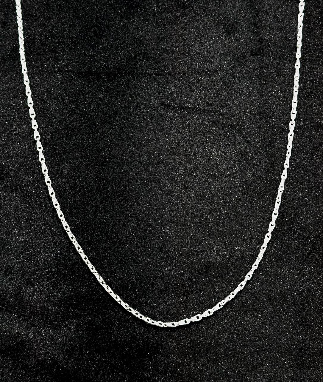 925 Sterling Silver Minimal Link Chain – 24 Inch (Unisex)