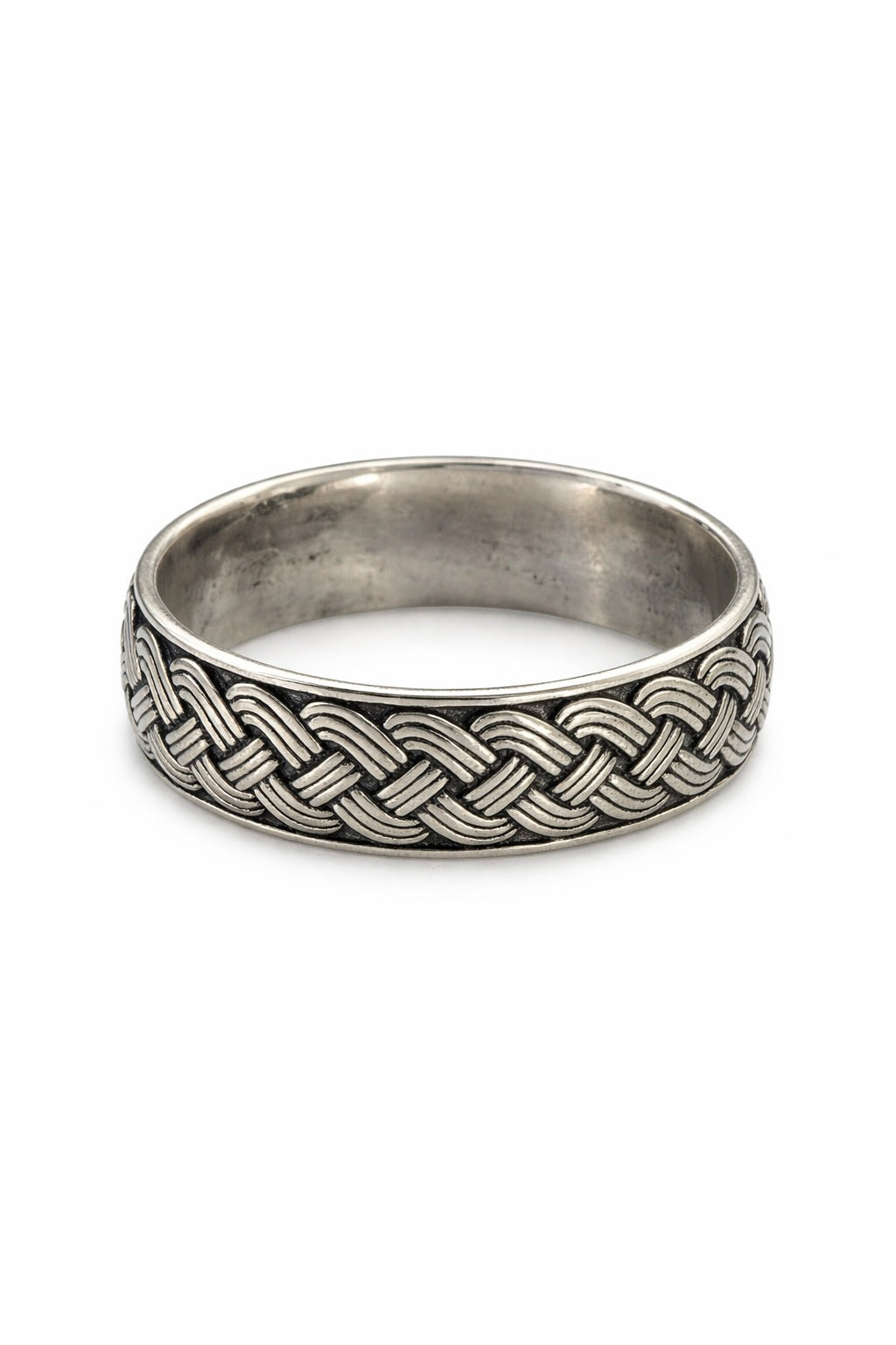 Silver Chain Band Ring
